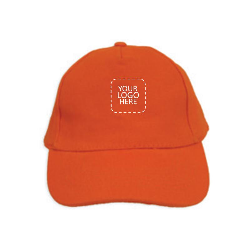 Brush Cotton Cap - Orange Color